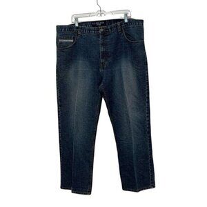 Vintage U.S. Polo Assn. Mens Denim Jeans Dark Wash Size 40x30 Relaxed Fit Classi
